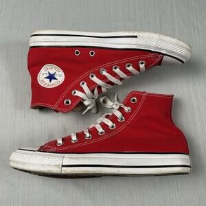 Converse Chuck Taylor All Star Women’s Size 9 Red Hi Top Casual Sneakers M9621